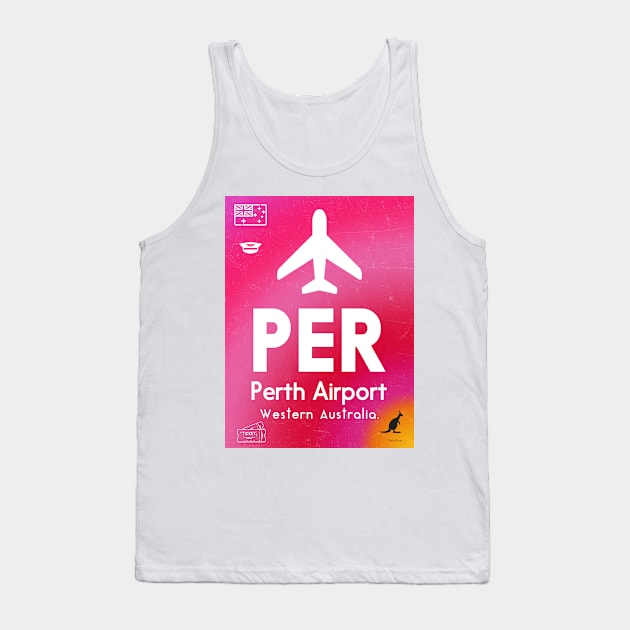 PER PERTH Australia airport Tank Top by Woohoo